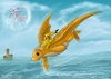 Suicune Wolf: Pikachu letící na Dragonitovi